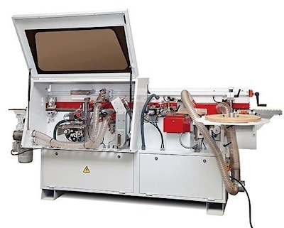 Автоматический кромкооблицовочный станок LANGE MB B85 KFE с прифуговкой и раундом