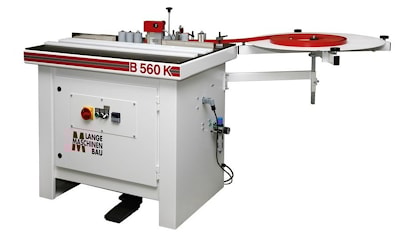 Ручной кромкооблицовочный станок LANGE B560K универсальный полуавтомат для круглых заготовок